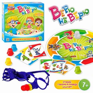 Гра настільна Limo Toy "Вірю не вірю" М 1590 Гра настільна Limo Toy "Вірю не вірю" М 1590