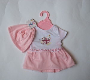 Одежда для куклы Baby Born (платье)