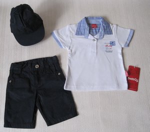 Комплект Bebus на мальчика с шортами и кепкой